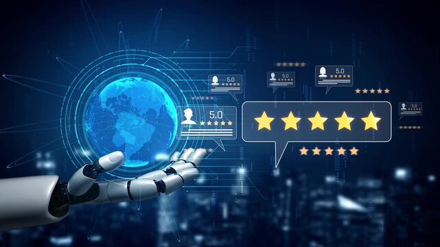 AI enhances customer review and rating system by analyzing review, rating, and customer feedback for deeper trust insights Marrow