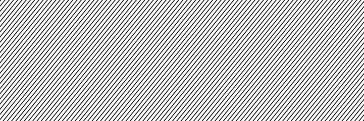 Seamless pattern with thin diagonal lines. Black and white abstract background.