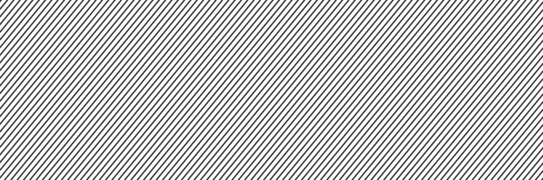 Seamless pattern with thin diagonal lines. Black and white abstract background.
