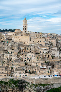 Matera &ndash; a city carved into the rock. The historic part of Matera, Italy.