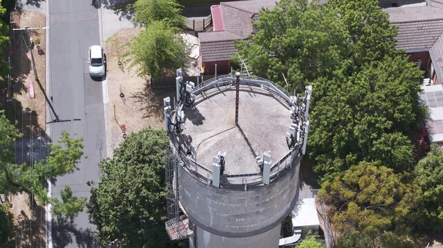 Aerial shot of Karen Reece Water Tower