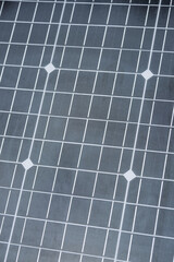 Close up of solar panel surface texture for renewable energy concept