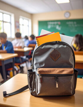 sac &agrave; dos et fournitures scolaires