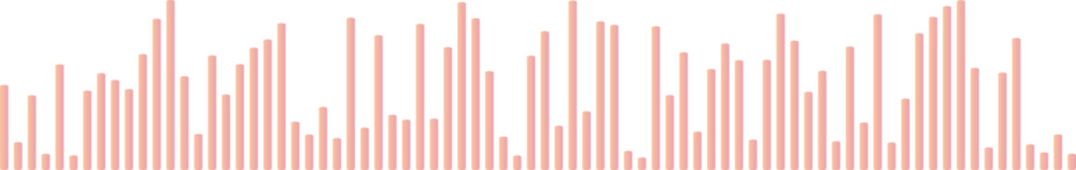 Obraz premium Abstract Colorful Audio Wave Bars Background for Music Visualizer, Podcast Cover, Website Header, Mobile App UI, Video Intro, DJ Branding, Presentation Slide and Digital Design Use