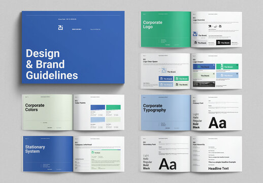Brand Guidelines Template Landscape