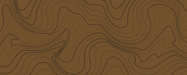 Topographic map like abstract backdrop. Fractal lines, organic pattern print, Seamless earth line, Wavy lines shaped like the contours of the land, geographic grid map, mountain, area. © Zain Farhany