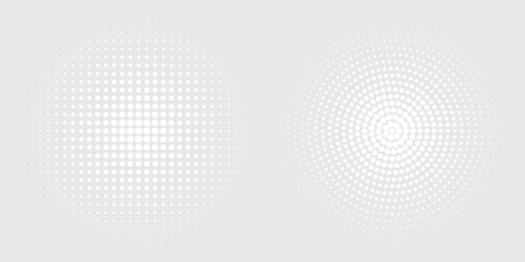 Dot white gray wave light technology texture background. Abstract modern.