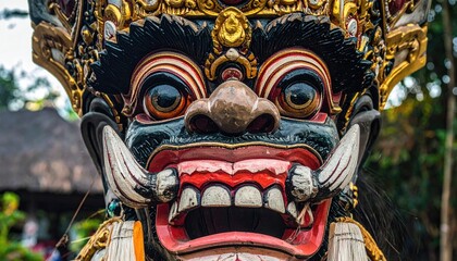 Obraz premium Ogoh-Ogoh Balinese Sculpture for Nyepi Celebration