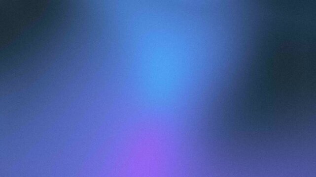 Dreamy grainy gradient background, Blue blurred abstract animation, Noise texture, Blur background with subtle gradient flow, Artistic cold vibrant color animated wallpaper