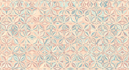 A serene pastel geometric pattern evokes calmness, perfect for creative design projects like websites or social media.