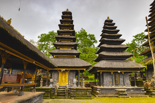 Inside of Besakih Temple. It is a pura Hindu temple in the villa