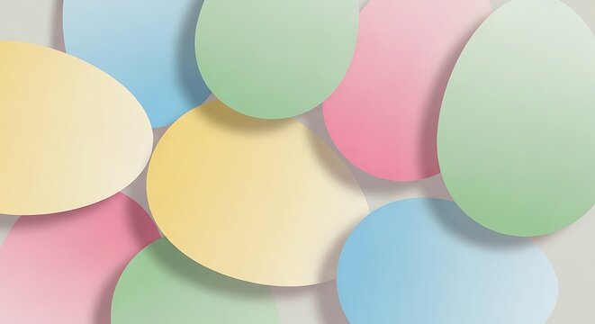 Soft Pastel Circles Background