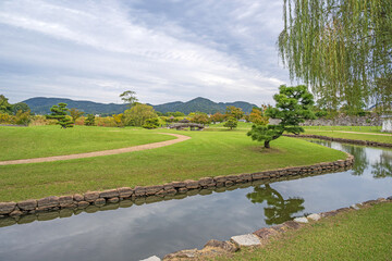 赤穂城 二の丸庭園の風景