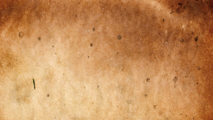 Warm Brown Aged Paper Texture with Scattered Dark Spots and Faint Green Mark background vintage