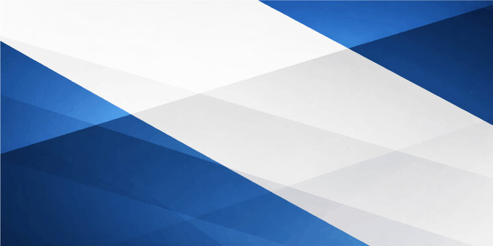 An abstract blue background featuring a 3d origami airplane vector design with sharp lines and paper texture for a professional business concept template