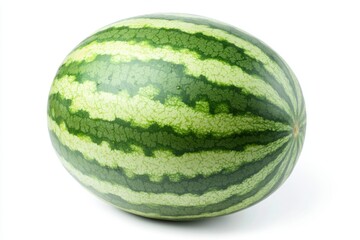 Whole Watermelon With Natural Green Stripes
