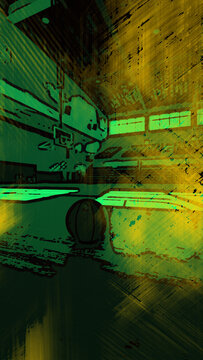 Fast Grunge Transition 08 Vertical
