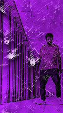 Fast Grunge Transition 09 Vertical