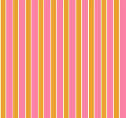 Seamless vertical striped pattern with pink and mustard yellow colors.