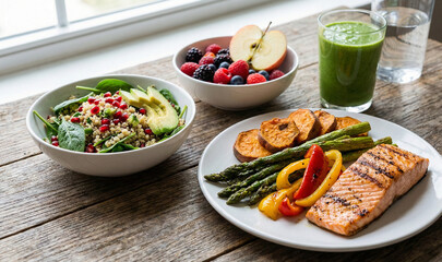 Healthy Clean Eating Food Concept