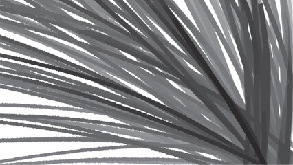 Obraz premium Straight, drawn, shaggy stripes branch out from the bottom corner.