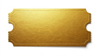 Gleaming Golden Ticket for Exclusive Events