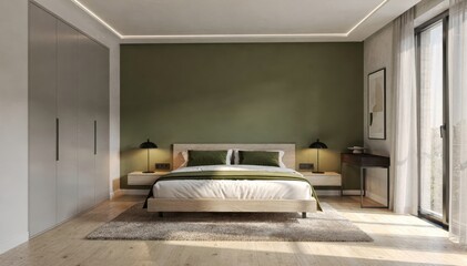 Modern Serenity: A Chic Bedroom Retreat