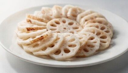 Deliciously Sliced Lotus Root Delight