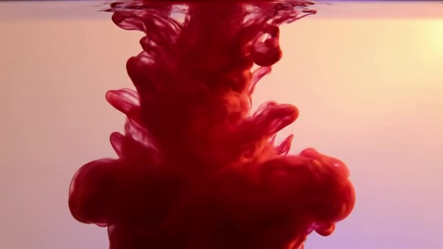 Subtle Diffusion Showcasing the delicate diffusion and dispersal of ink in a clean, uncluttered space.