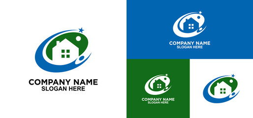 Naklejka na ściany i meble house logo