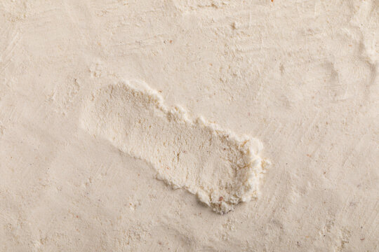 B6 vitamin essence: a refined powder for daily health. Its clean, light tone signifies purity and minimalist nutrition, easily blending into...