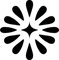 Sparkle starburst icon symbolizing light or clean