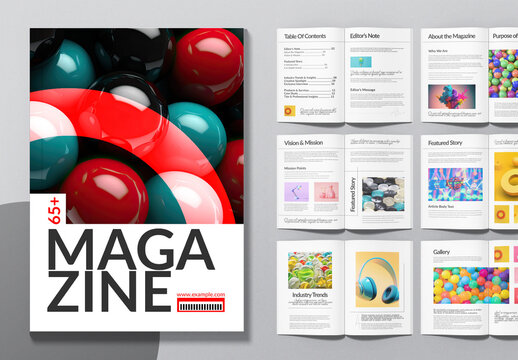 Creative Editorial Magazine on Modern Design