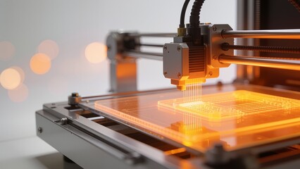 3D printer creating object