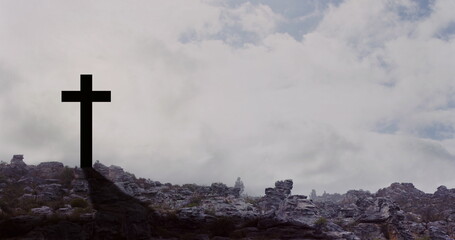 Obraz premium Religious Easter Sunday Good Friday image 4k