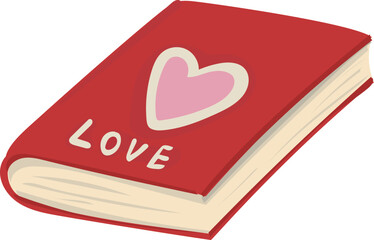 Love card with heart icon cute valentines greeting