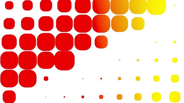 bright warm colors simple geometrical animation background