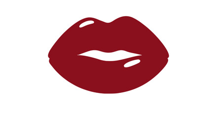 Celebrate the romance of Kiss Day with these vibrant, sensuous red lips, a passionate and stylish expression of love and affection, perfect for any romantic occasion or greeting