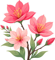 pring Flower Illustration Collection, Soft Pink and Pastel Garden Flowers for Mother&rsquo;s Day, Floral Greeting Cards, Romantic Botanical Design, Wedding Decor and Seasonal Nature Artwork