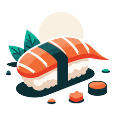 Nigiri Sushi Vector Design