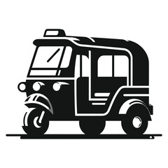  Tuk Tuk Vehicle Vector Design
