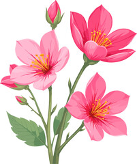 pring Flower Illustration Collection, Soft Pink and Pastel Garden Flowers for Mother&rsquo;s Day, Floral Greeting Cards, Romantic Botanical Design, Wedding Decor and Seasonal Nature Artwork