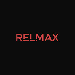 Obraz premium RELMAX Logo on Black Background