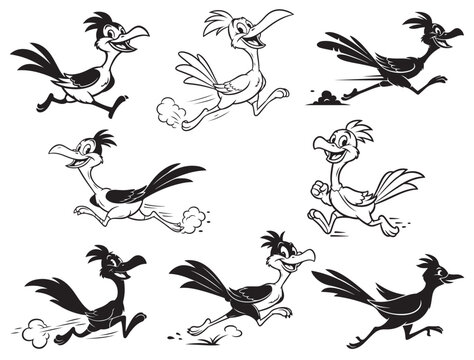 FUNNY ROAD RUNNER SILHOUETTE
