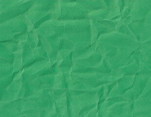 Obraz premium Texture of crumpled paper in green color creates an interesting background for various designs or artistic projects