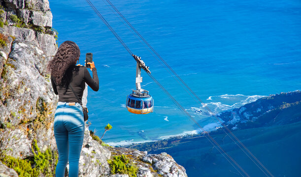 Table mountain aerial cable car - Cape Town, South Africa