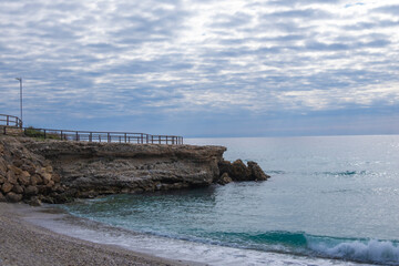 Nerja Coastal Cliff Promenade View