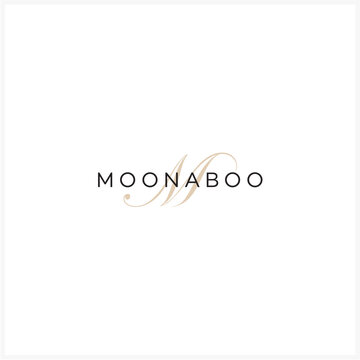 Sophisticated and elegant wordmark logo design with intertwined letterforms for premium branding