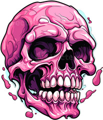vector illustration of skull
