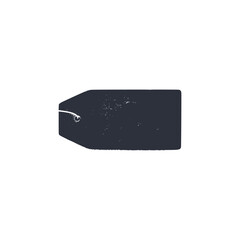 Simple Price Tag Label Silhouette
